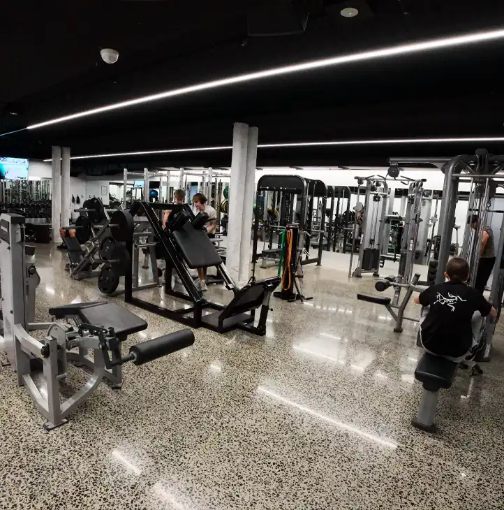 Gym machines at Re-Creation Health Club Sorrento