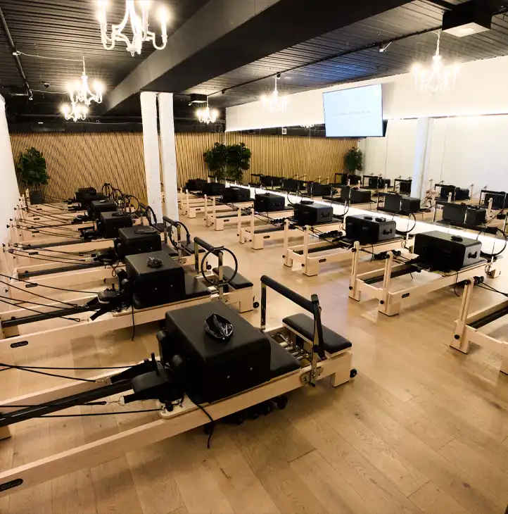 Sorrento Reformer beds at Re-Creation Health Club Sorrento